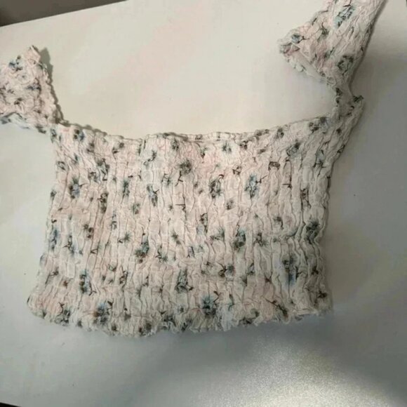 Victoria secret cottagecore floral off the shoulder ruched bralette L - Picture 4 of 5